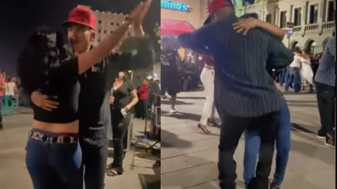 Bailarín de la gorra roja.