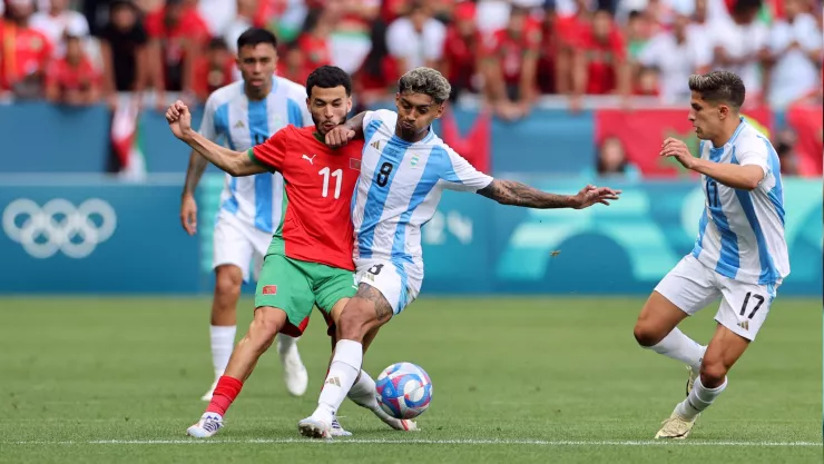 Las Selecciones de Argentina y Marruecos se enfrentaron en el arranque del futbol