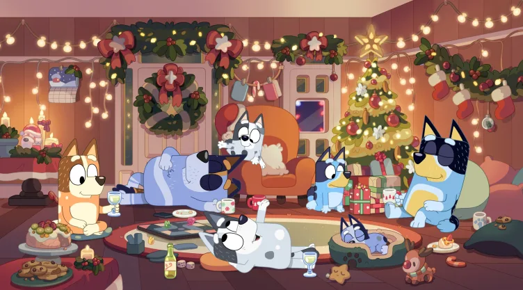 Bluey Navidad