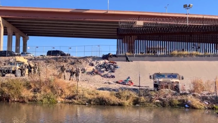Ciudad Juarez alambre de púas Texas