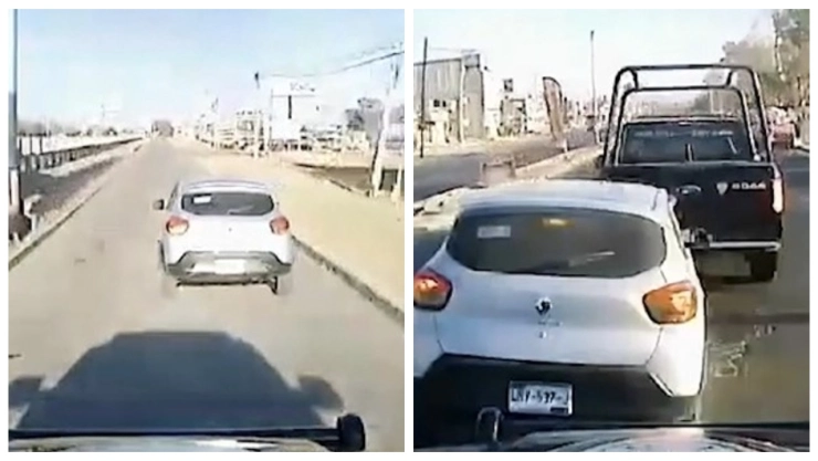 Persecución, choque y captura en la México- Querétaro: Policías embisten y detienen a delincuentes| VIDEO