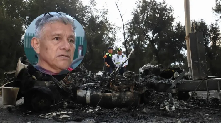 incendio de pipa en el Puente de la Concordia del 10 de septiembre de 2025.