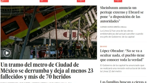 Tragedia en el metro de la CDMX