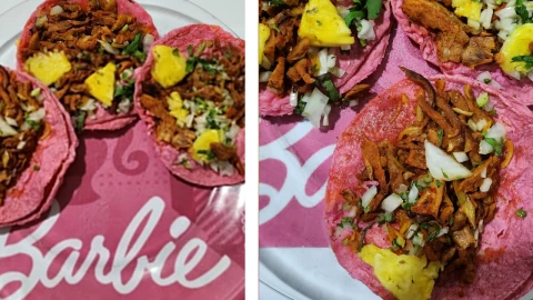 ¿Dónde ir_ Taquería crea tacos rosas por esta razón