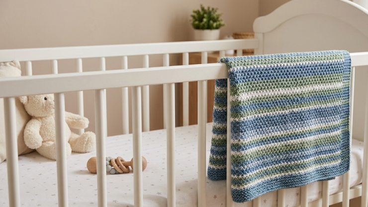4 ideas de crochet para tejer cobijas para bebé fáciles y bonitas