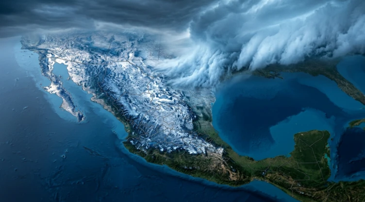 Masa de aire frío en México, estados afectados por frío y lluvias