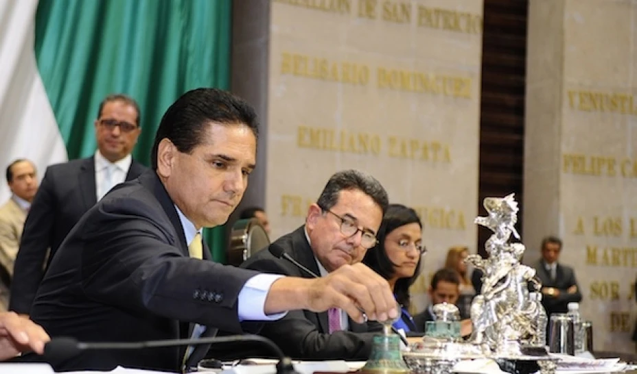 Silvano Aureoles, presidente de la Mesa Directiva de la Cámara de Diputados