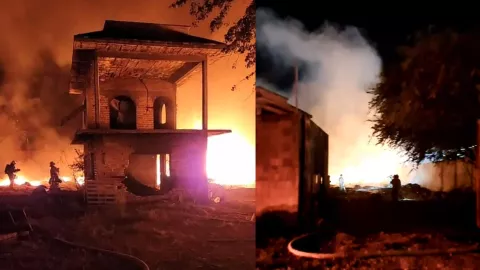 incendio en el ranchito