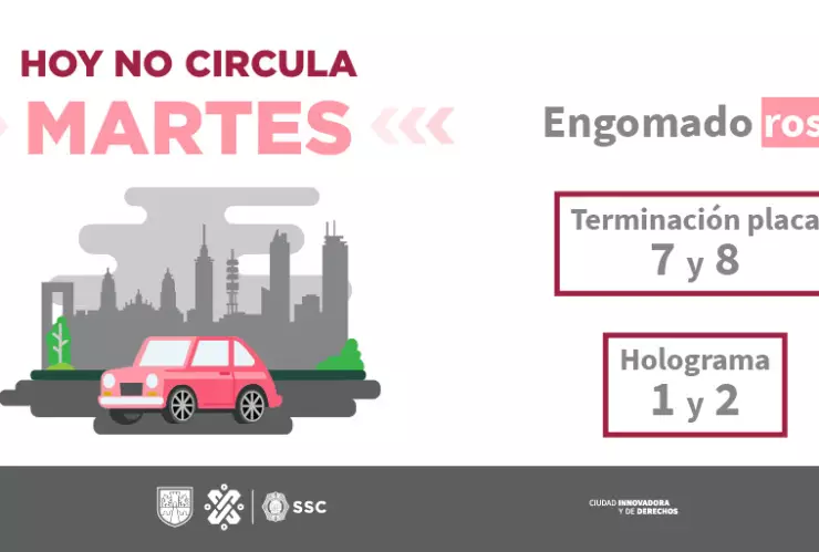 ¿Qué autos descansan por el Hoy No Circula este martes 11 de abril de 2023 en la CDMX y Edomex?