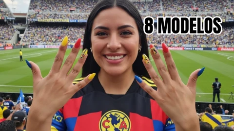 8 modelos de u&ntilde;as del Club Am&eacute;rica solo para aficionados REALES: est&aacute;n hermosas en cuadradas o almendradas