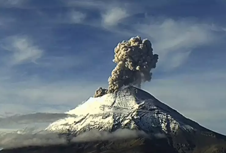 volcán popocatépetl nevado hoy 30 junio 2024