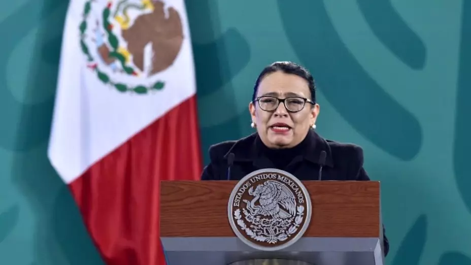 La secretaria de Seguridad y Protección Ciudadana, Rosa Icela Rodríguez.