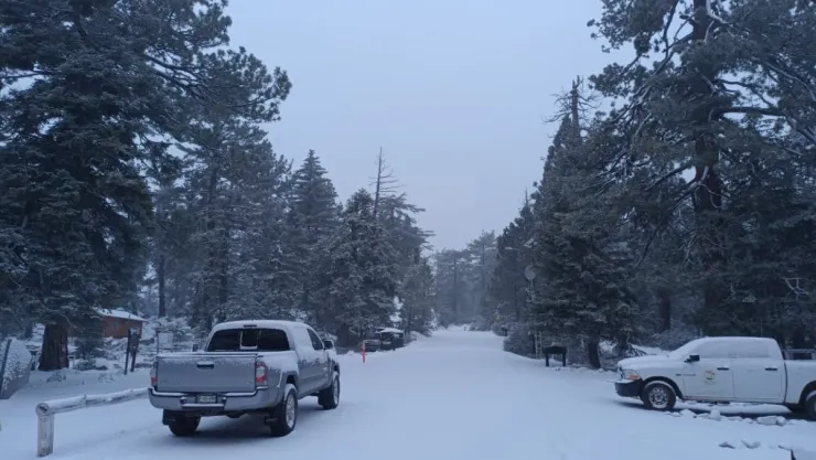 Cierran el Parque Nacional Sierra San Pedro Mártir por nevada