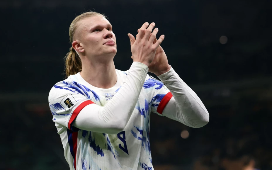 Erling Haaland, delantero de Noruega