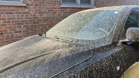 Lluvia sucia en Estados Unidos: un fenómeno raro sorprendió a conductores