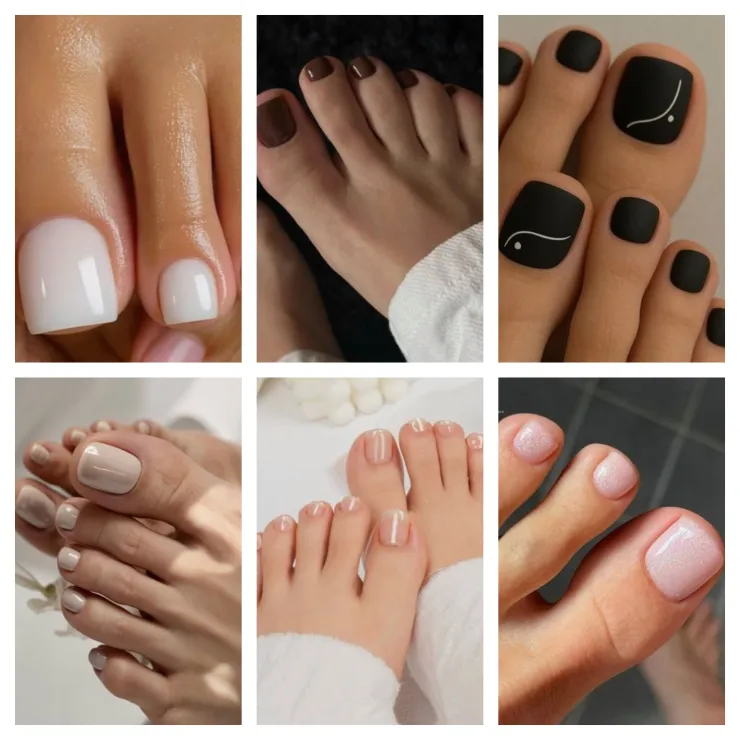 estilos para uñas de pies
