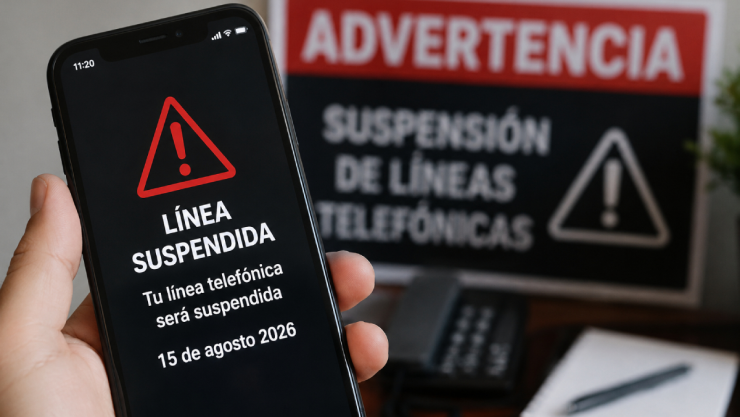 Línea suspendida