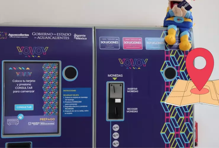 Transporte público en Aguascalientes ¿Dónde están ubicados los cajeros para recargar la Tarjeta YoVoy