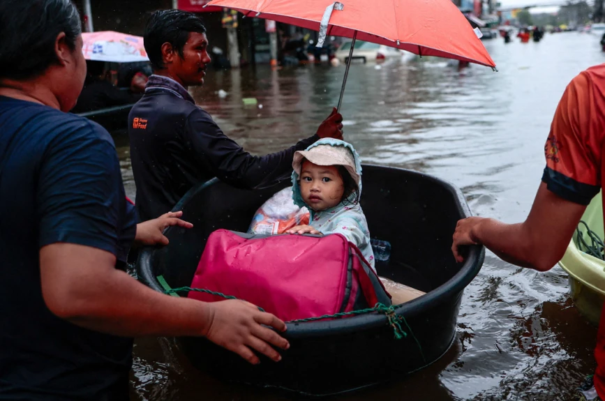 Inundaciones en Bangkok
