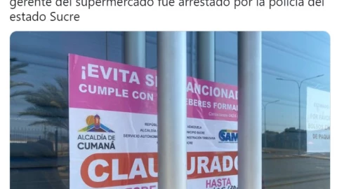 Clausuran supermercado tras reproducir un VIDEO íntimo en una televisión