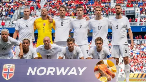 La selección de Noruega llevará su propia comida a la Copa Mundial de la FIFA 2026™
