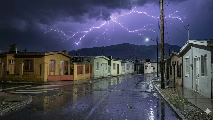 tormenta ciudad juárez