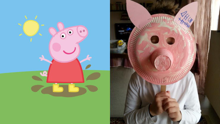 manualidades Peppa Pig