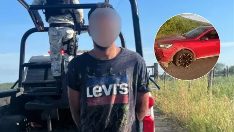 Detienen a hombre armado tras robar un carro en Culiacán
