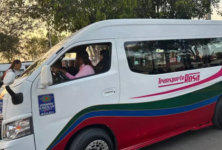 Ruta del transporte Rosa en Edomex