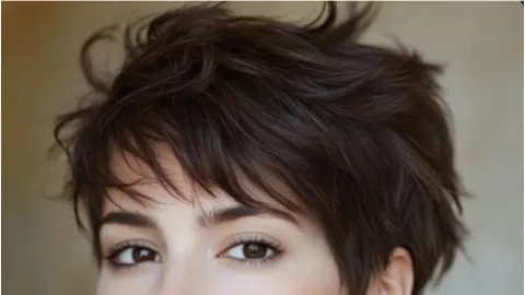 corte con volumen y textura