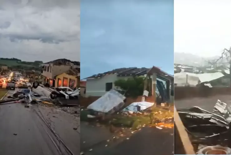 Tornado en Paraná deja seis muertos y más de mil damnificados en el sur de Brasil