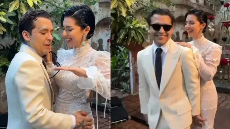 Christian Nodal y Ángela Aguilar