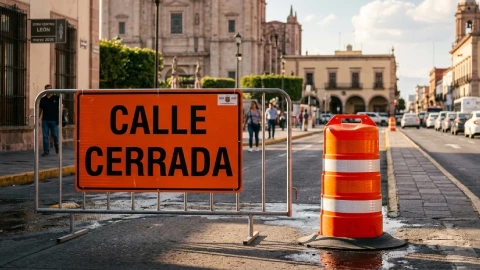 Cierres Zona Centro León Gto 8 marzo 2026