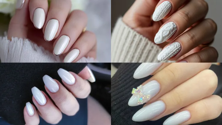 uñas blancas