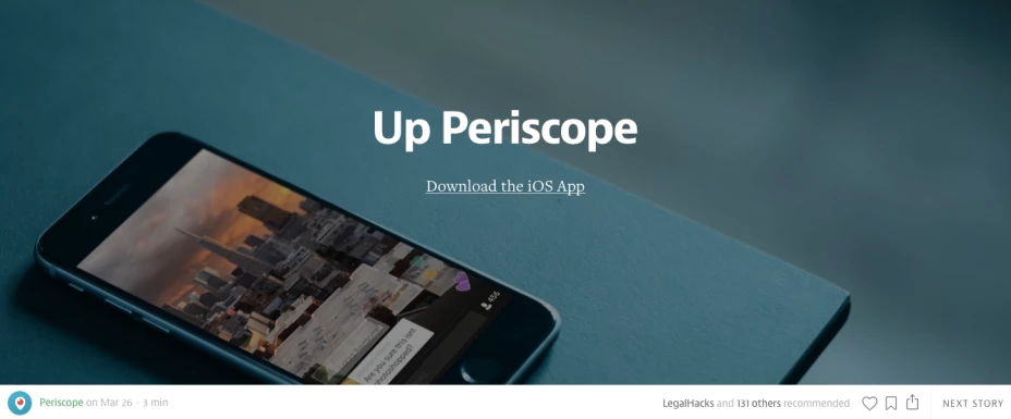 Twiiter compró Periscope