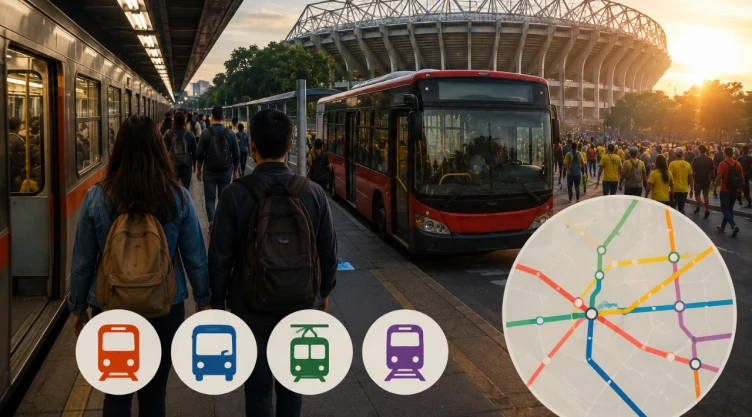 ¿Vas al partido Colombia vs Uzbekistán en el Estadio Ciudad de México? Estas son las rutas del transporte público para llegar fácilmente
