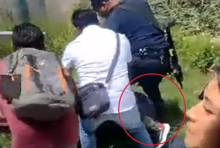 pasajeros golpiza ladrón ruta amozoc