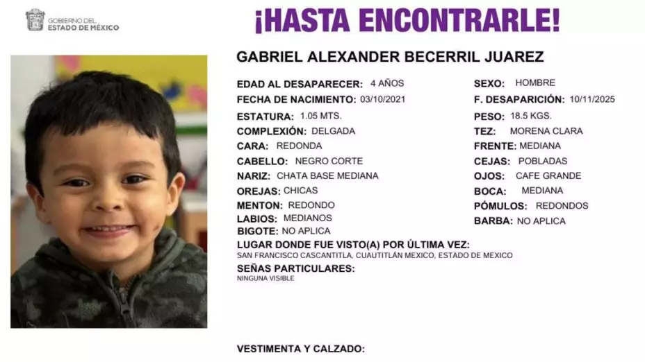 Alerta Amber Edomex HOY