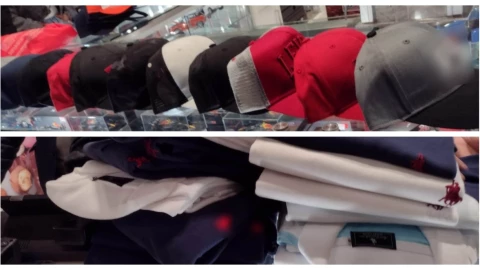 gorras tienda detenido