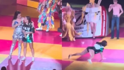 Fan mexicana se roba show de Katy Perry en La Vegas; video.jpg