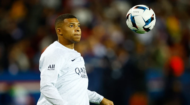 Kylian Mbappé con el PSG