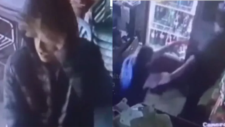 Captan en VIDEO violento asalto hacia una abuelita: un joven usó un arma blanca para llevarse 6 mil pesos en Paraguay