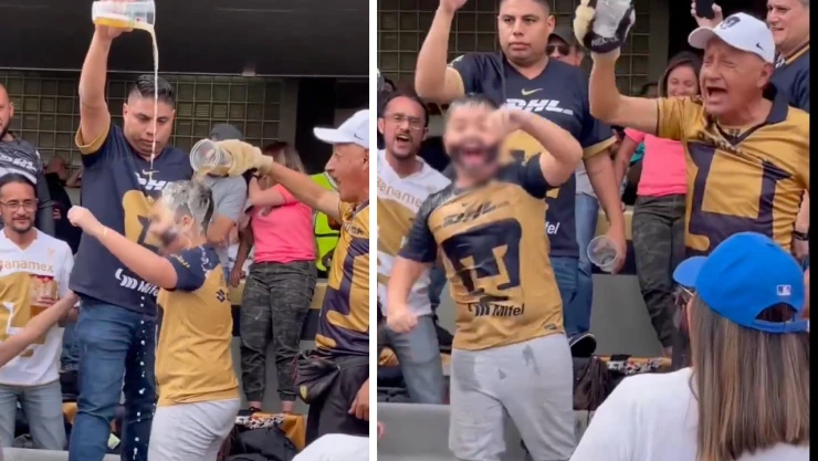 “bautizan” a un menor derramando cerveza