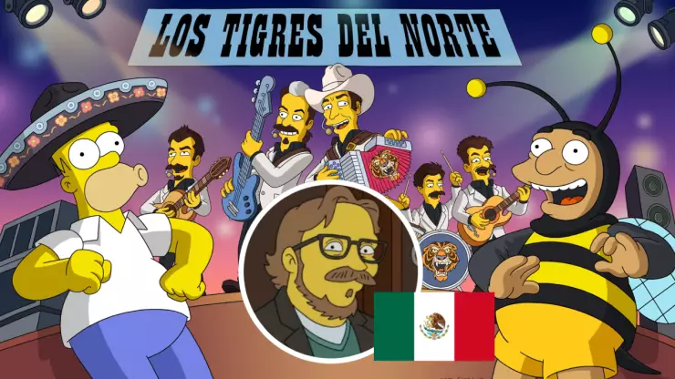 No solo son Los Tigres del Norte: todos los artistas mexicanos que han aparecido en Los Simpson