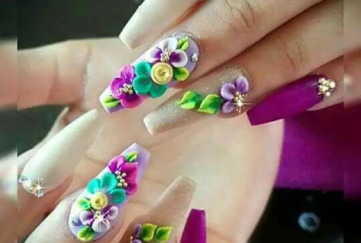 12 modelos de uñas coffin hermosos: hay de todos los colores y con diseños lindos