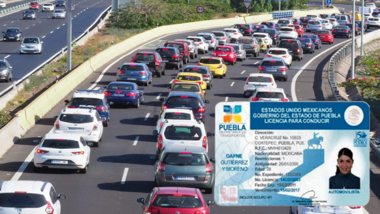 licencia de conducir en Puebla costos