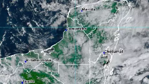 Lluvias hoy 31 de octubre; Zonas de la Península de Yucatán que se verán afectadas