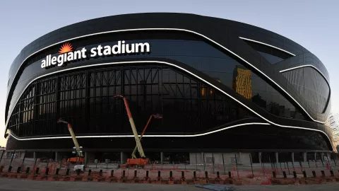 Allegiant Stadiumm estadio en donde juegan los Raiders de Las Vegas.