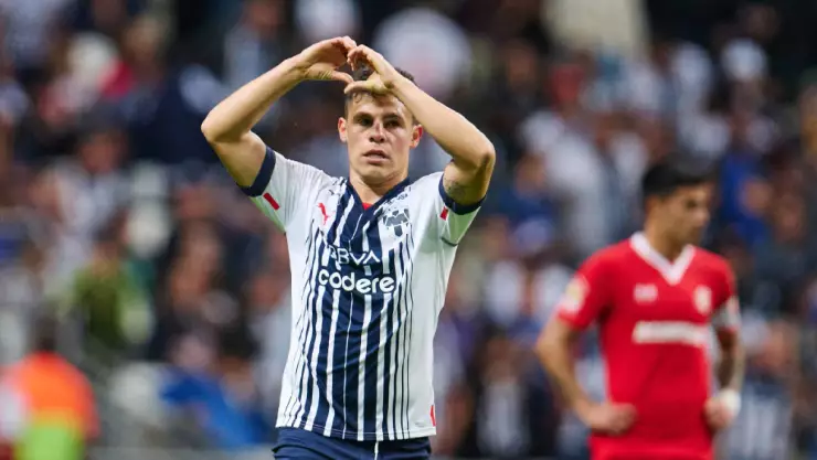 Alfonso González marca el primero para Monterrey ante Toluca