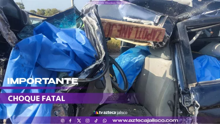 Así fue como ocurrió el accidente que dejó dos muertos y un herido en Carretera a Tototlán